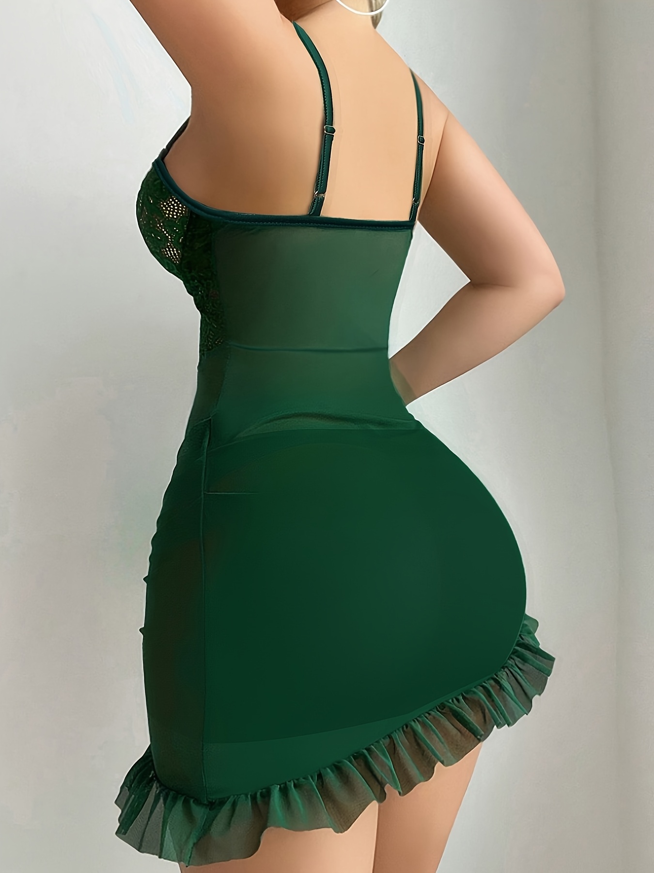 Elegant Off the Shoulder Lace-Up Night Dress | Comfortable Solid Color with Floral Print and Contrast Lace Details, Suitable for All Seasons