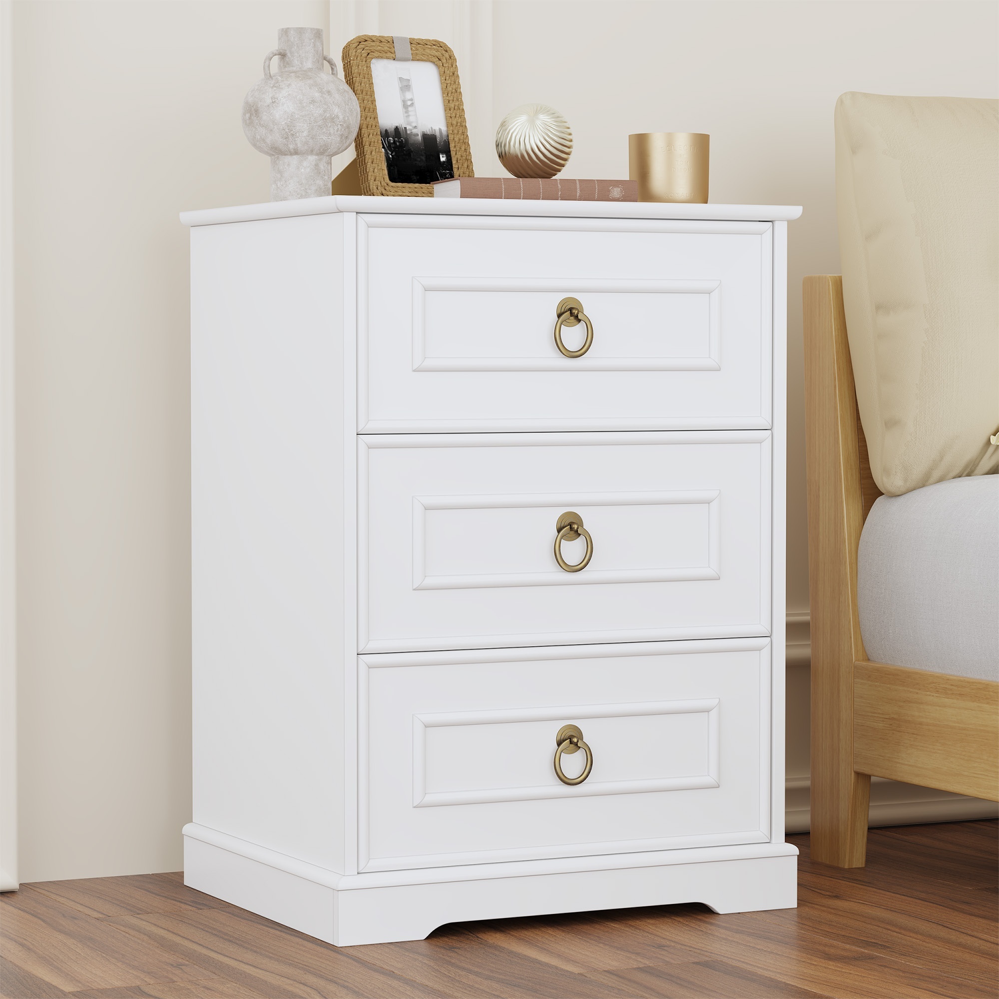Kealive Drawer Cabinet, Bedside Table With Drawers, Bedside Table For Bedroom, Living Room, Storage Drawer Units
