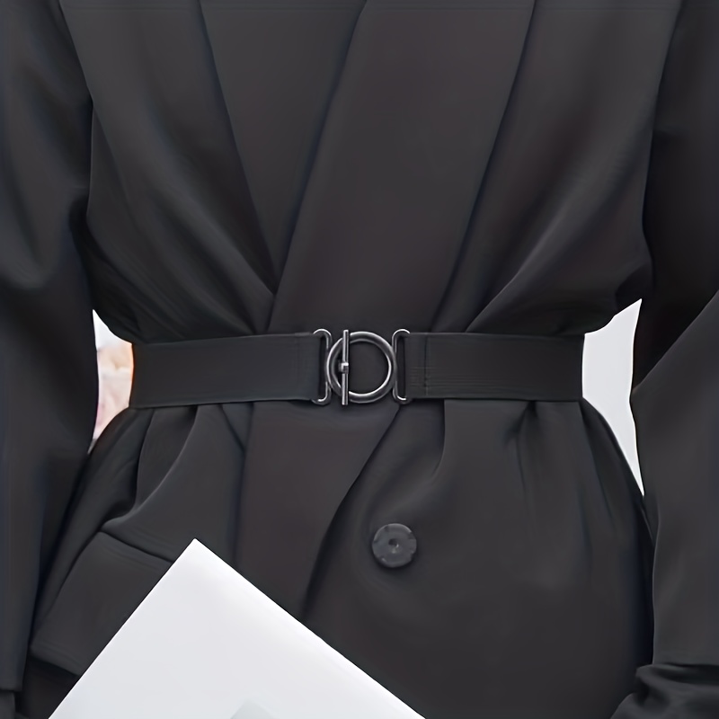 1pc Elastic Waistband, Cinching Belt, Elastic Thin Waistband Decorative Belt , Elastic Adjustable Casual Trousers Belt