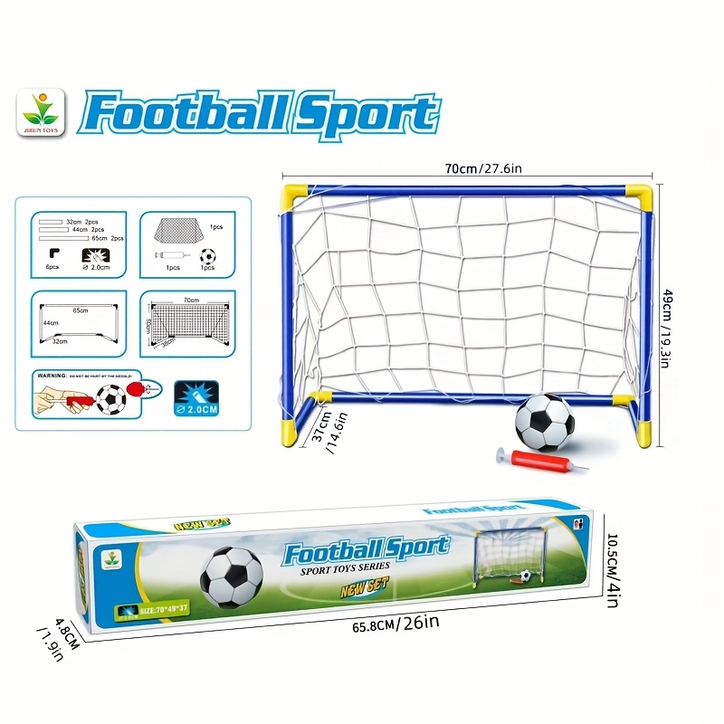 Image of 28in Mini Soccer Net, Training Soccer Net, Soccer Training Equipment, , Indoor & Outdoor Soccer Toys, Birthday Christmas Halloween Thanksgiving Sports Gifts