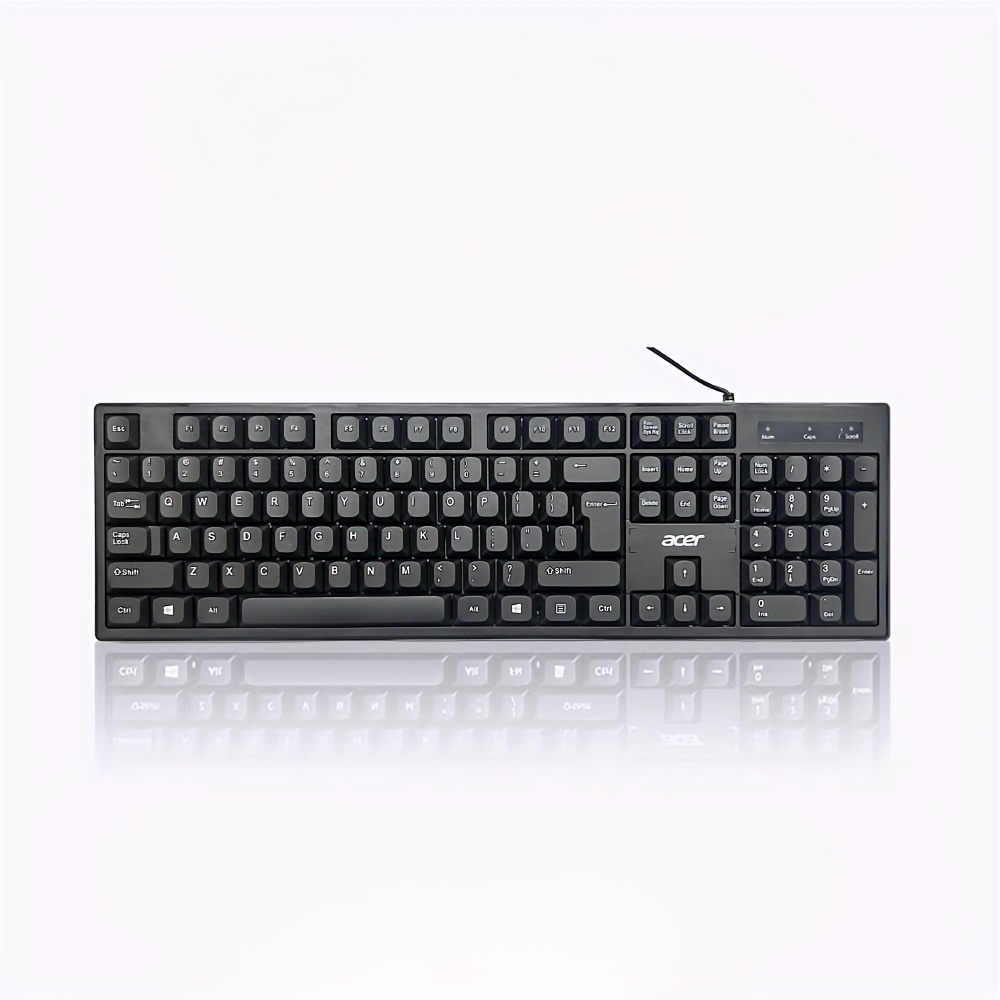 Wired Keyboard, Suitable For Office, Business, And Home Use Usb Keyboard, Universal Keyboard For Laptops And Desktop Computers