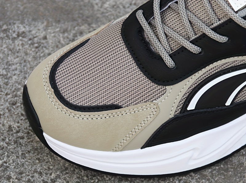 mens low top lace up sneakers outdoor jogging hiking camping comfy shoes breathable non slip   details 20
