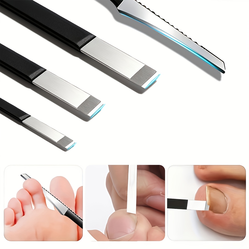10pcs Stainless Steel Care Kit for Thick Toenails