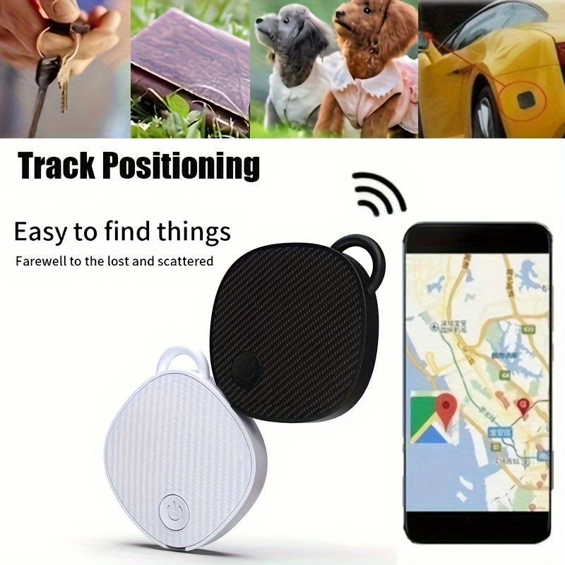 

1pc Pet Gps Locator, Phone For Ios Find My Bt Tracker, No Distance Limit Global Positioning, Search Lost Keys Wallet Luggage Cat And Dog Tags