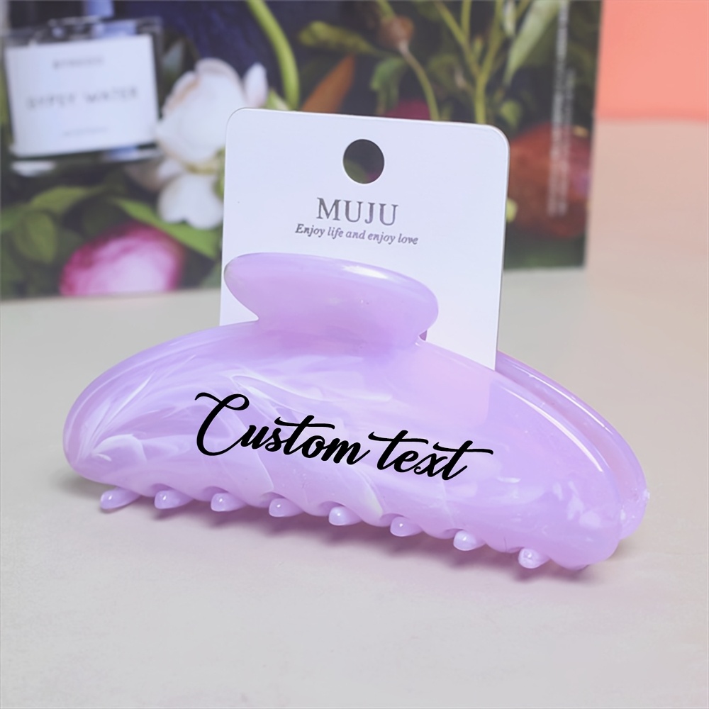 TEMU Personalized Name Clips, Bridesmaid Gifts, Customized Name Hair Clips, Clips, Hair Clips, Unique Hair Accessories Gifts, Wedding Hair