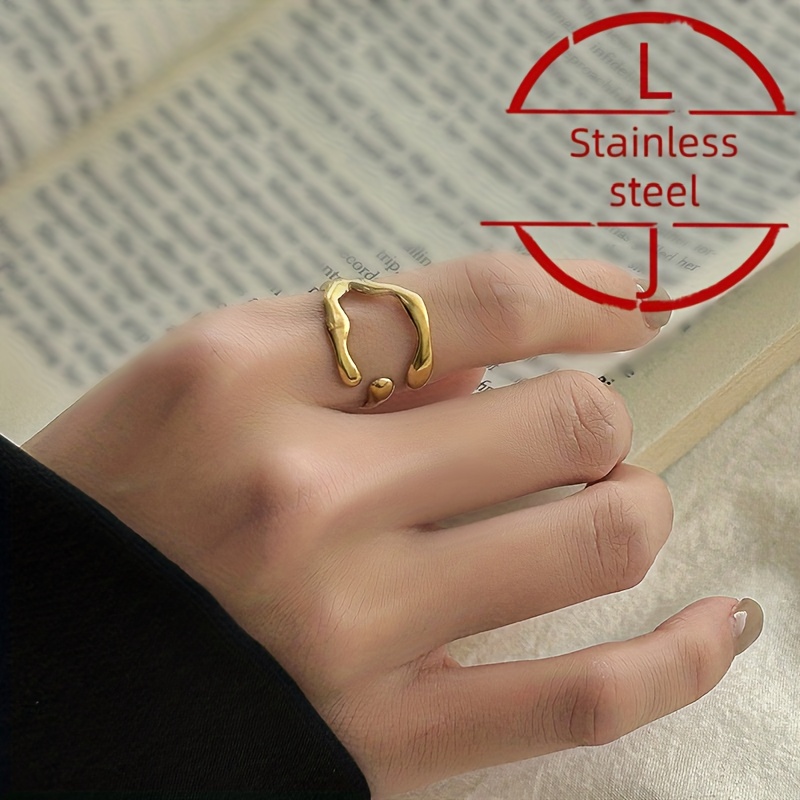 Minimalist Stainless Steel Ring for Women