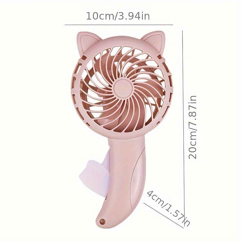 Portable Handheld Fan for Women - Compact, Lightweight & Stylish Summer Accessory details 1