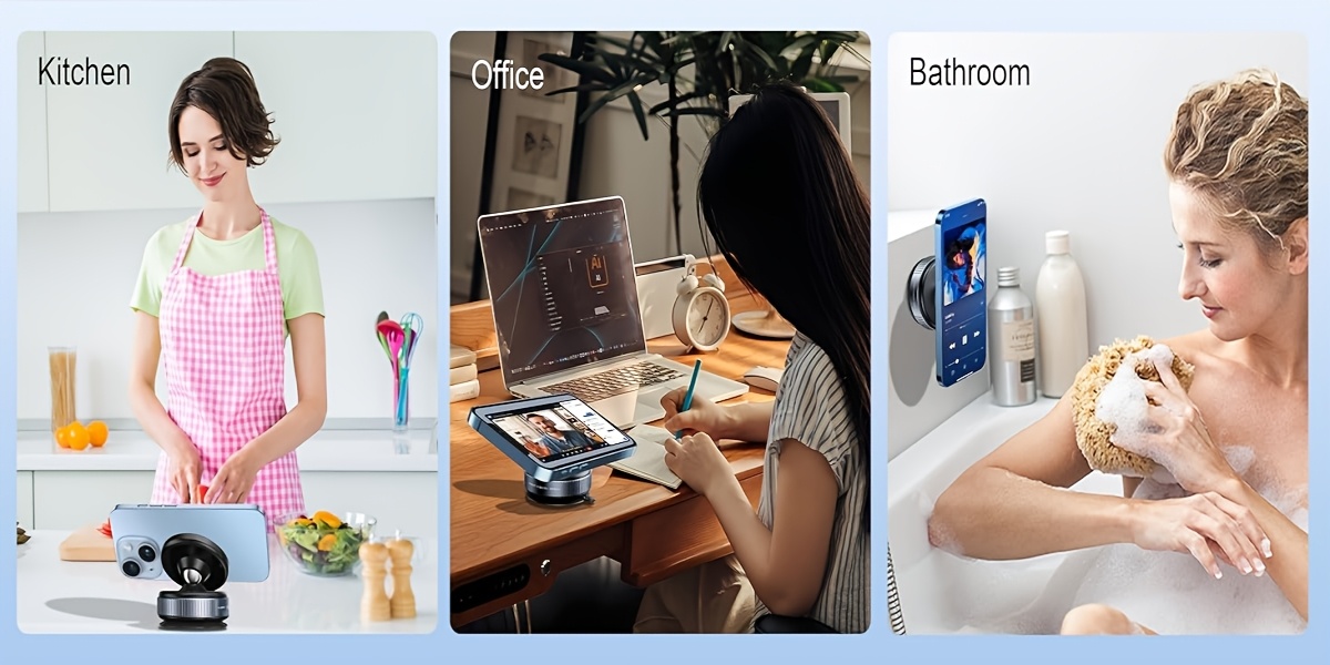 Ultra-Stable Magnetic Car Phone Holder - Dual-Sided Suction Cup, 360° Free Rotation, ABS Material, Adjustable Multi-Angle Design, No Adhesive Needed, Universal Fit for All Smartphone Sizes | Auto Phone Mount. 14 Ultra-Stable Magnetic Car Phone Holder - Dual-Sided Suction Cup, 360° Free Rotation, ABS Material, Adjustable Multi-Angle Design, No Adhesive Needed, Universal Fit for All Smartphone Sizes | Auto Phone Mount.