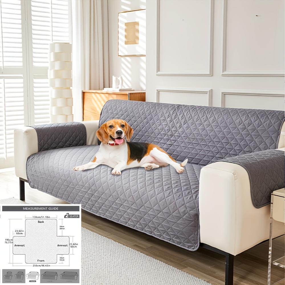 TEMU 1 pièce, Housse de canapé universelle simple toutes , convient aux canapés 2 et 3 places, adaptée aux chiens, pour canapés de salon, de chambre