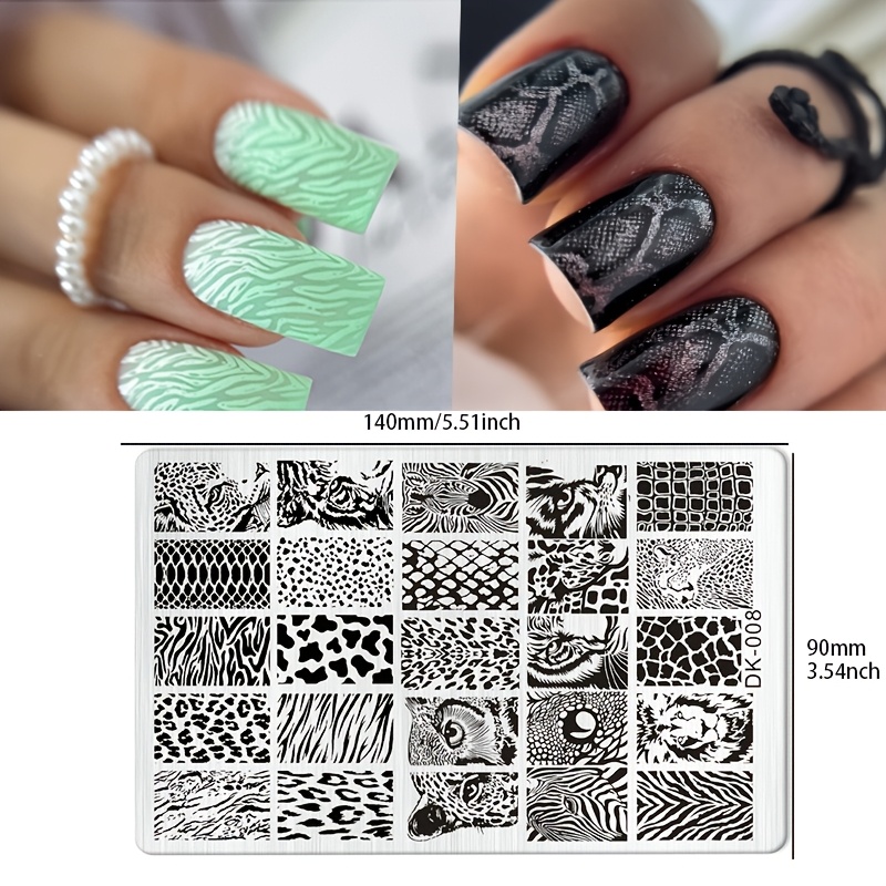 High-quality Stainless Steel Nail Plate - , Professional & Home Manicure Tool For Beautiful Designs