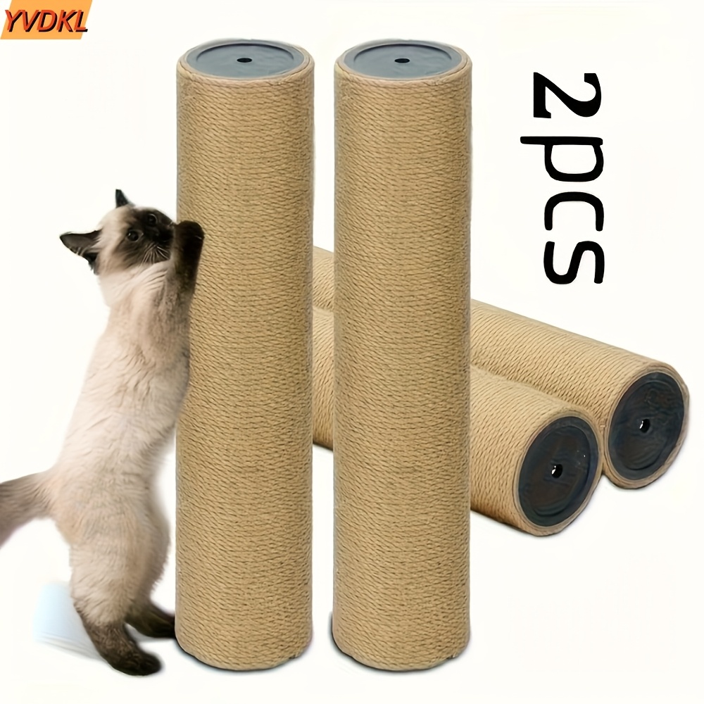 TEMU 2pcs Diy Cat Tree With Sisal Scratching Posts, Modular Climbing Frame Suitable For Kittens & Cats, Assembly, Multi-level Cat Furniture With