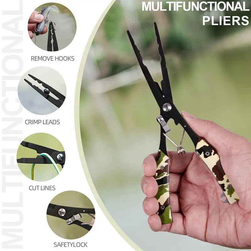 best tool for cutting fish hooks BASUNE Fishing Pliers and Hook Remover with Line Cutter, Curved Nose Hook Remover Tackle with Nylon Sheath and Fishing Gear Set (Blue) : Sports & Outdoors leverage cutters give maximum leverage to cut hooks or line and leader Aluminum Fishing Pliers Braid Cutter