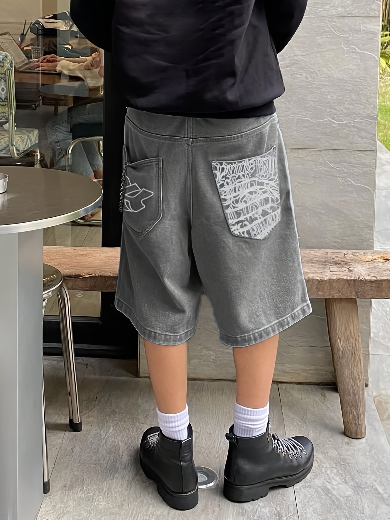 pantalones cortos tipo bermuda hombre estilo hip Temu Guatemala