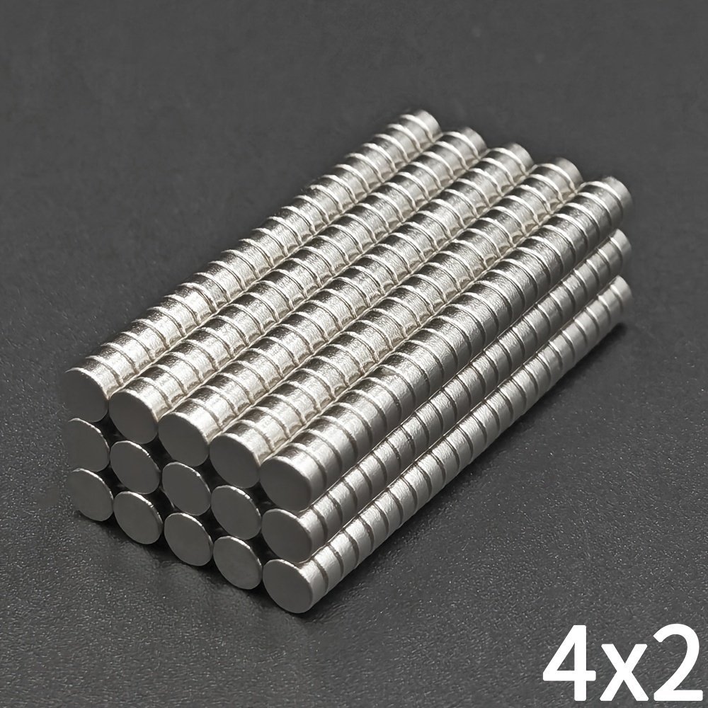 

Value Pack 100pcs Small Neodymium Magnet 4mm X 2mm Round Super Powerful Strong Permanent Magnetic