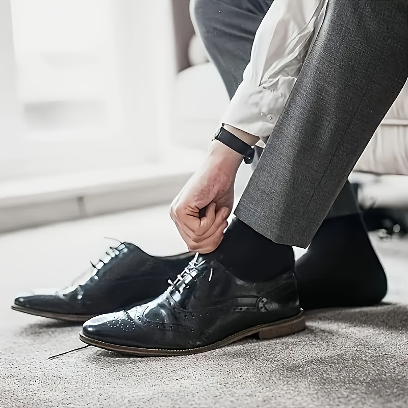 20 double business casual socks men classic loose fit - Temu Mauritius