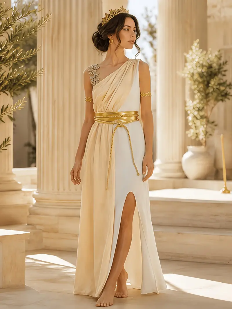 egyptian formal dress 1920s Green Egyptian Gown