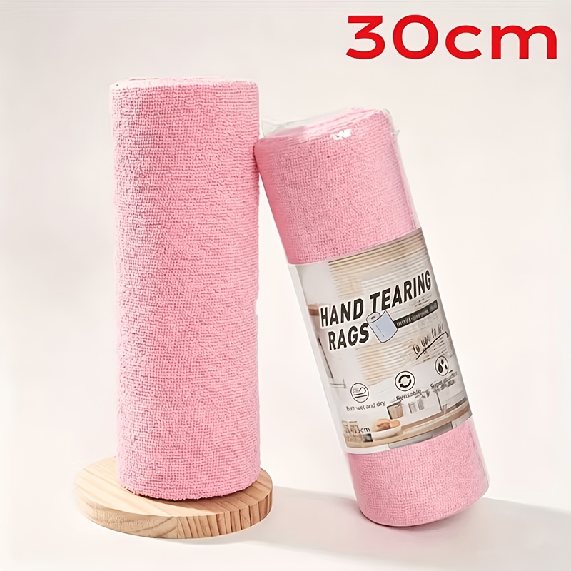 TEMU New Product , From Local Warehouse. 1 Roll Of 30cm Reusable Cleaning Cloth, Including Household Kitchen Towels, Car Cleaning Cloth, Rv Cleaning