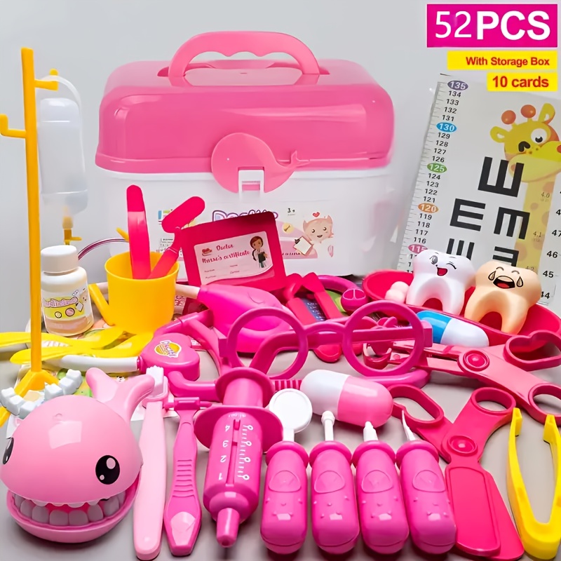Roze serie doktersspeelgoed voor kinderen