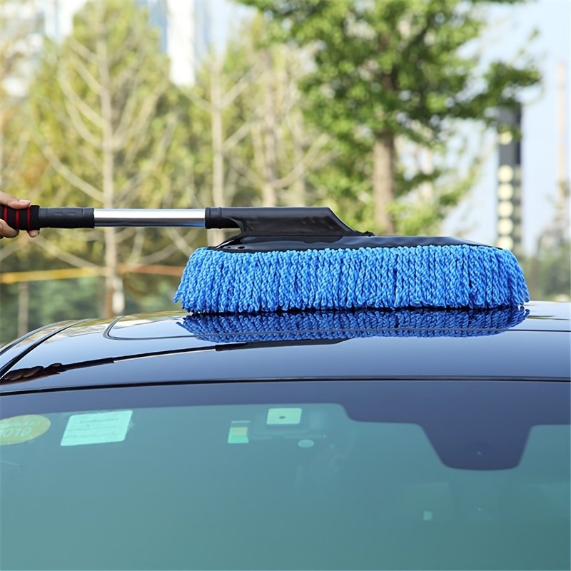 

Car Duster, Extendable Long Handle Microfiber Car Duster Exterior Free Car Cleaning Tool, Car Dust Brush For Truck, Suv, Rv, Motorcycle And Home Cleaning