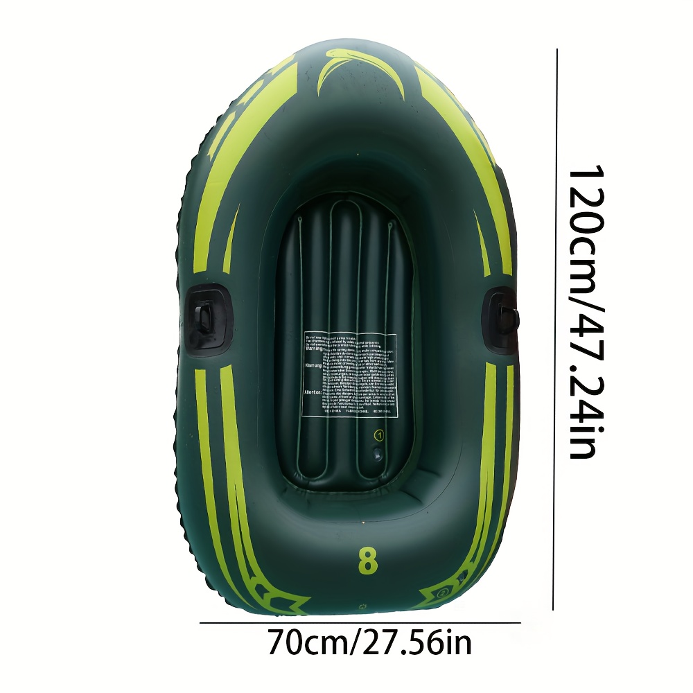 1pc inflatable boat single person leisure floating boat used for drifting swimming pool party details 0