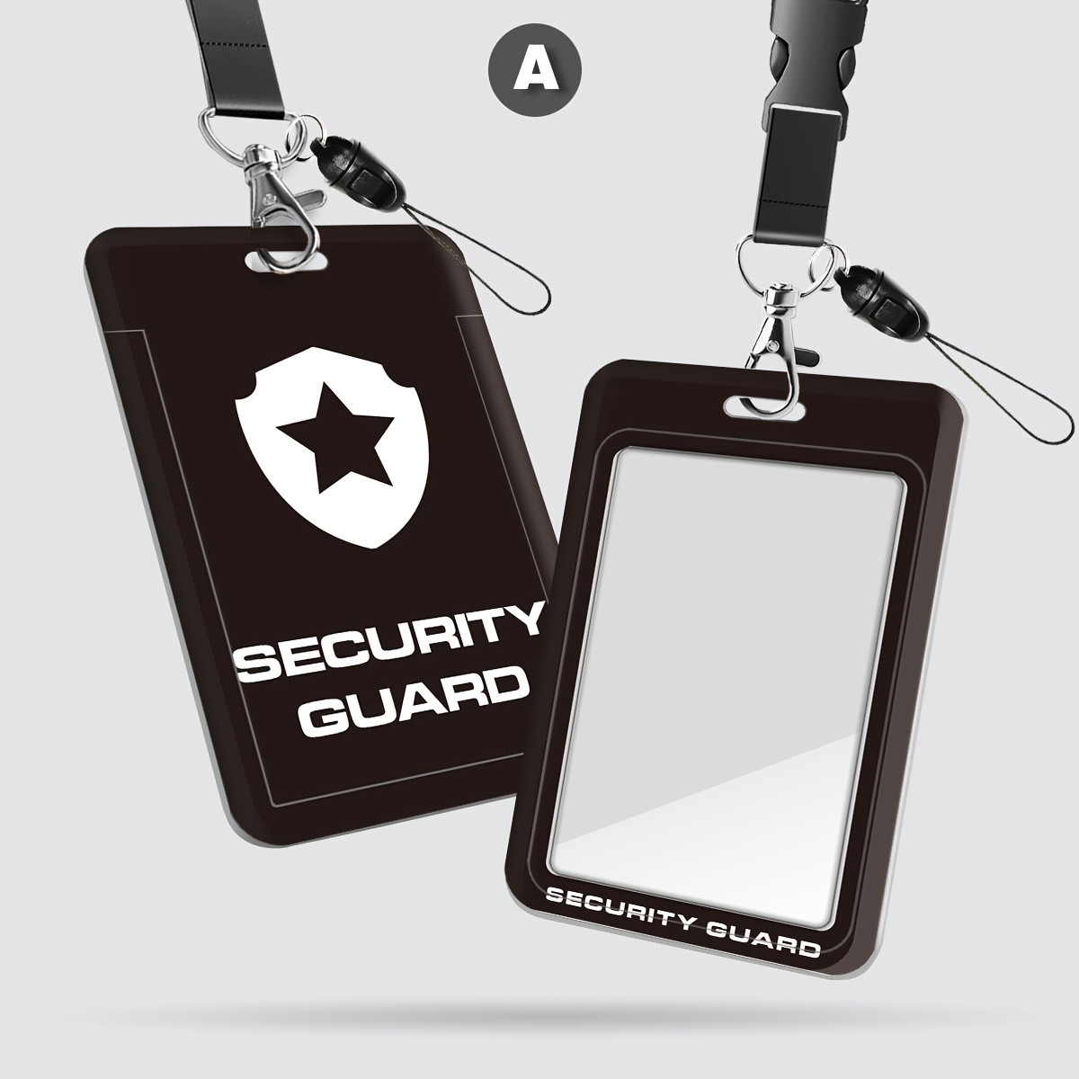 TEMU 2d A Set Of Id Card Holders For Work Badges, Including Doctor/nurse Card Holders, Transit Card Holders, And Student Id Card Holders With Wrist