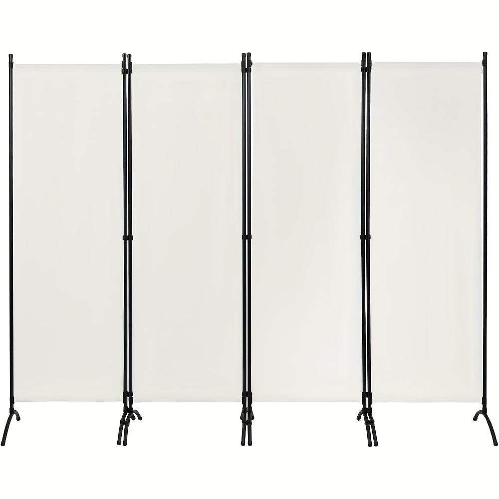 1pc, Room Divider, Freestanding, Foldable, Four-, Privacy Screen, Suitable For Indoor And Outdoor Use, Sturdy And Durable, Adjustable, Comfortable And Stylish, Easy To Assemble And Disassemble