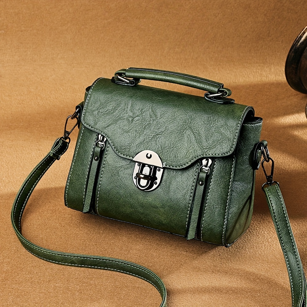 TEMU Vintage Crossbody Shoulder Bag For Women, Versatile Small Fashionable Square Bag