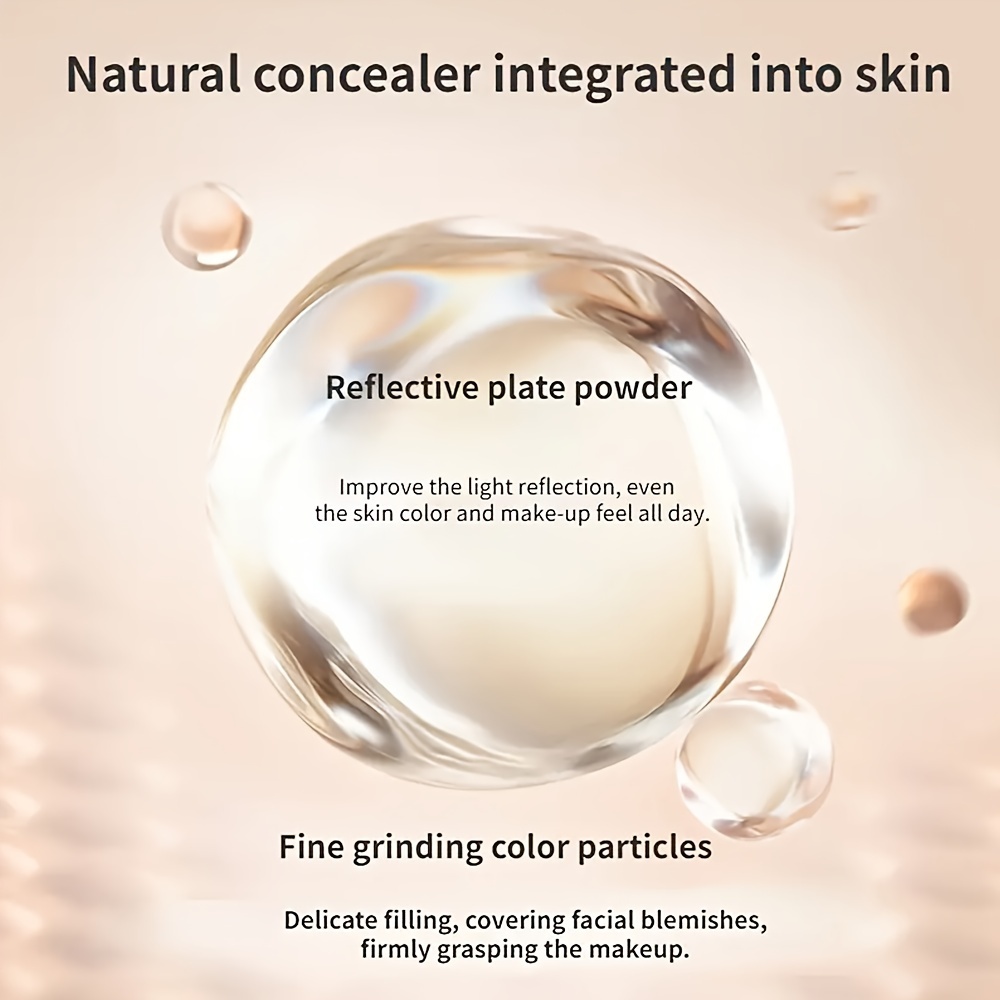   concealer cover foundation waterproof concealer cream long   full coverage for acne mark dark circles eye contour concealer 3   palette moisturizing face makeup cosmetics   plant   details 1