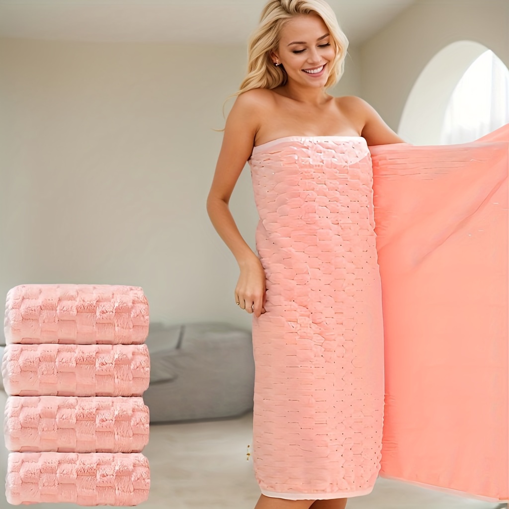 

Ensemble de 4 Serviettes de : Super Douces, Super Absorbantes, Séchage Rapide, Offrant une Expérience de Spa - Convient pour le Fitness, , et les de Salle de Bain