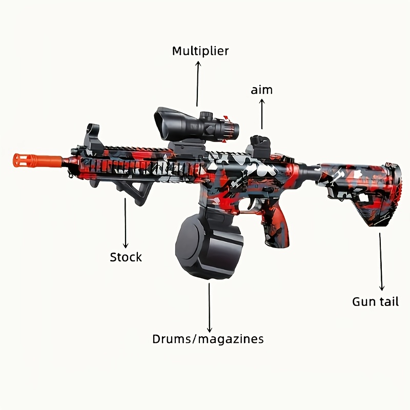 Gel Blaster, Electric Ball Blaster, Big Power Gun Performance Cool Toy Gun, Splatter Ball Toys For Outdoor Activities Shooting Game Party Favors, Christmas And New Year Gift