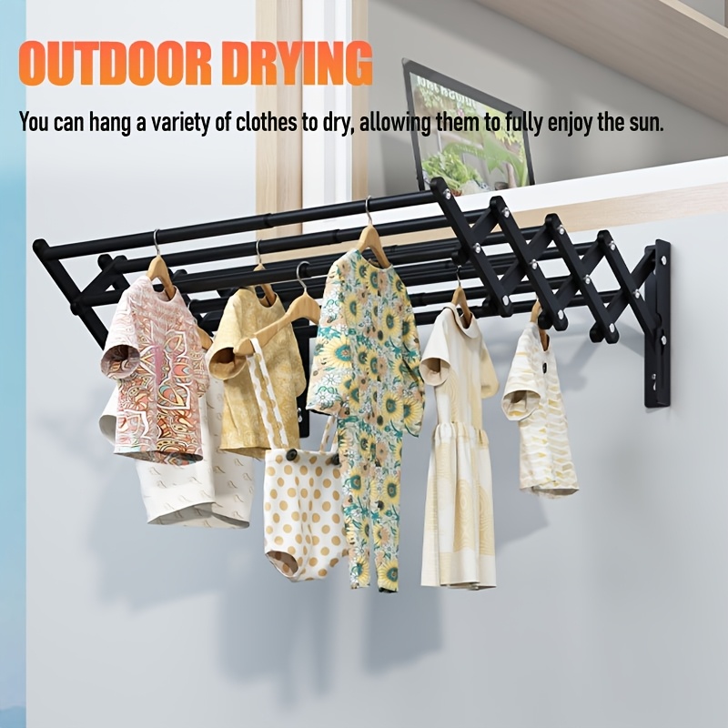 versatile outdoor drying rack extendable foldable balcony Temu