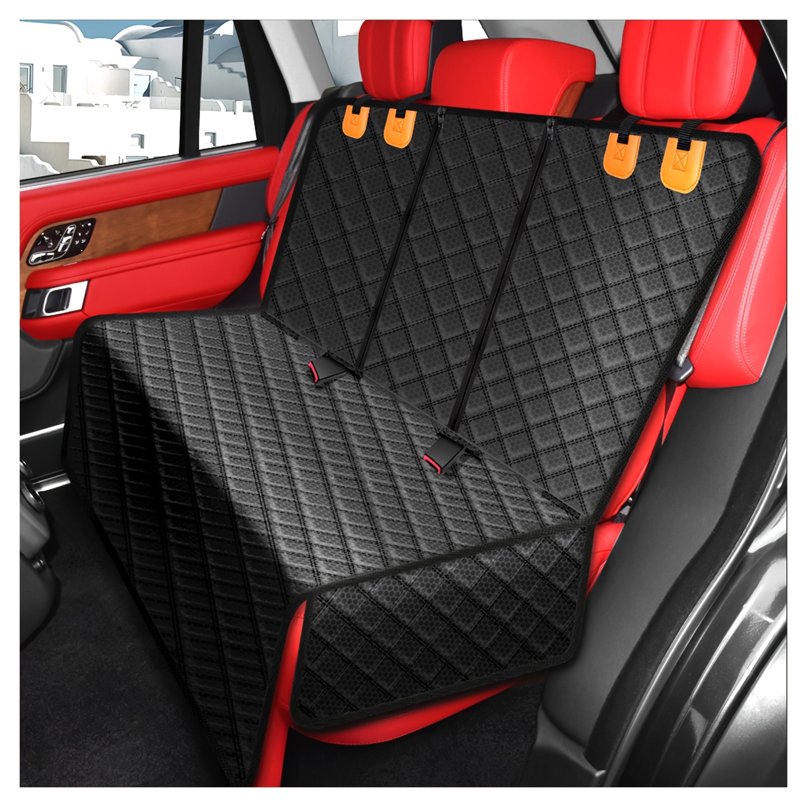 

Durable Car Back Seat Protector, 100% Waterproof Durable Scratch-proof Non-slip Back Seat Protector, Universal Size For Cars/trucks/suvs