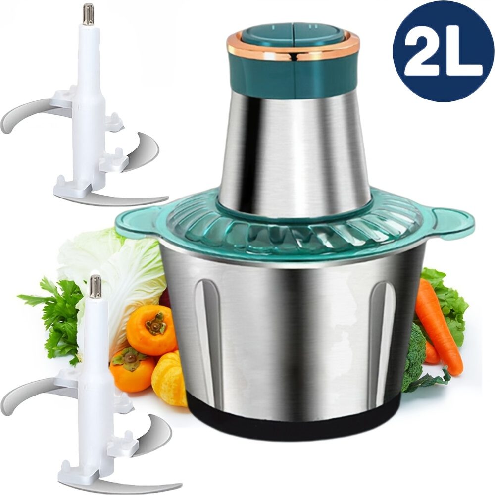 Electric Multifunctional Stainless Steel Meat Grinder, Standard Small Meat Grinder, Cutting Machine, Multifunctional Cooking Machine, Easy To Clean