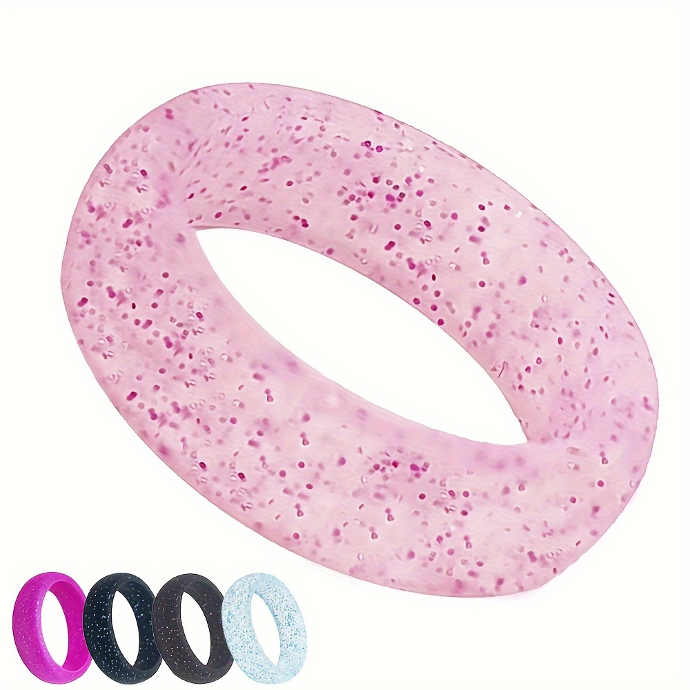 10 Bunte Silikonringe & 5 Armbänder – Set In 10 Farben, 3 Mm, Schlichtes Paar- Oder Freundschafts-Accessoire
