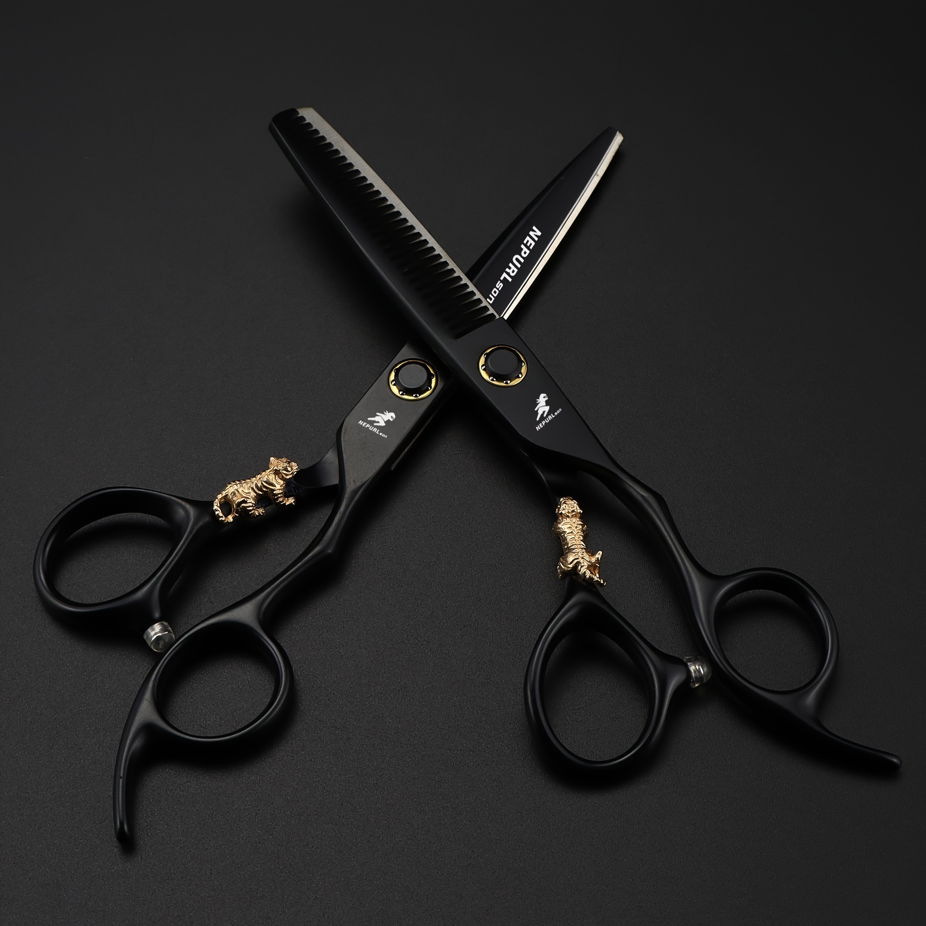 

Nepurlson Painted Black Small Bearing Screw, Professional Hair Scissors, , Cutting Scissors And Thinning Scissors