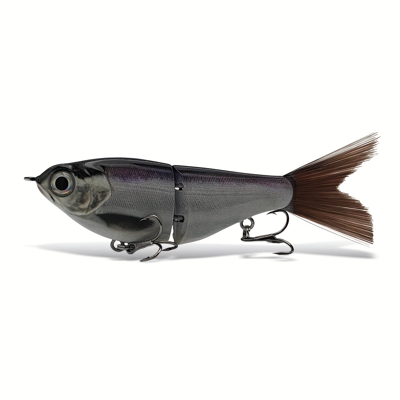 TEMU Leurre Mini Chironome Truite 12 ,6 g Leurre Dur à Longue Portée avec Chaîne à 2 Maillons, Leurre de Pêche en Eau Salée en Plastique ABS