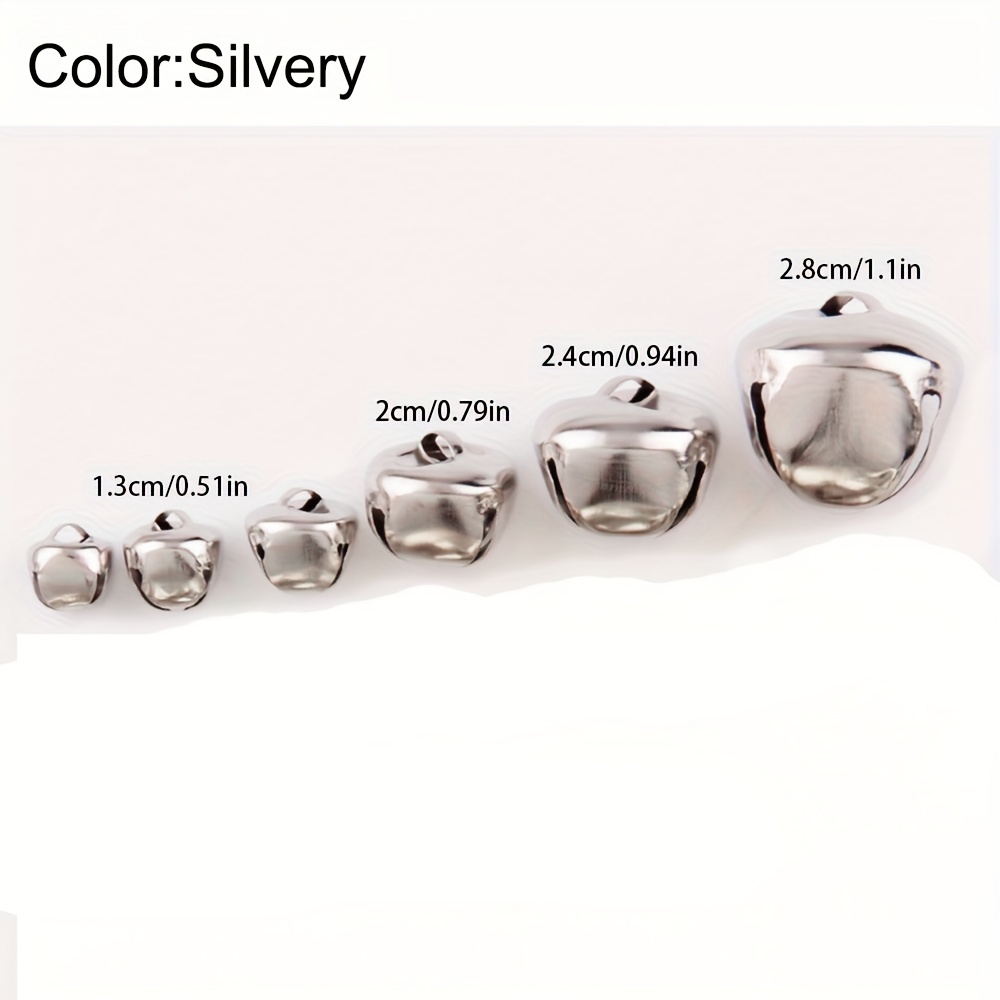 Silver Craft Jingle Bells - Craft Bells