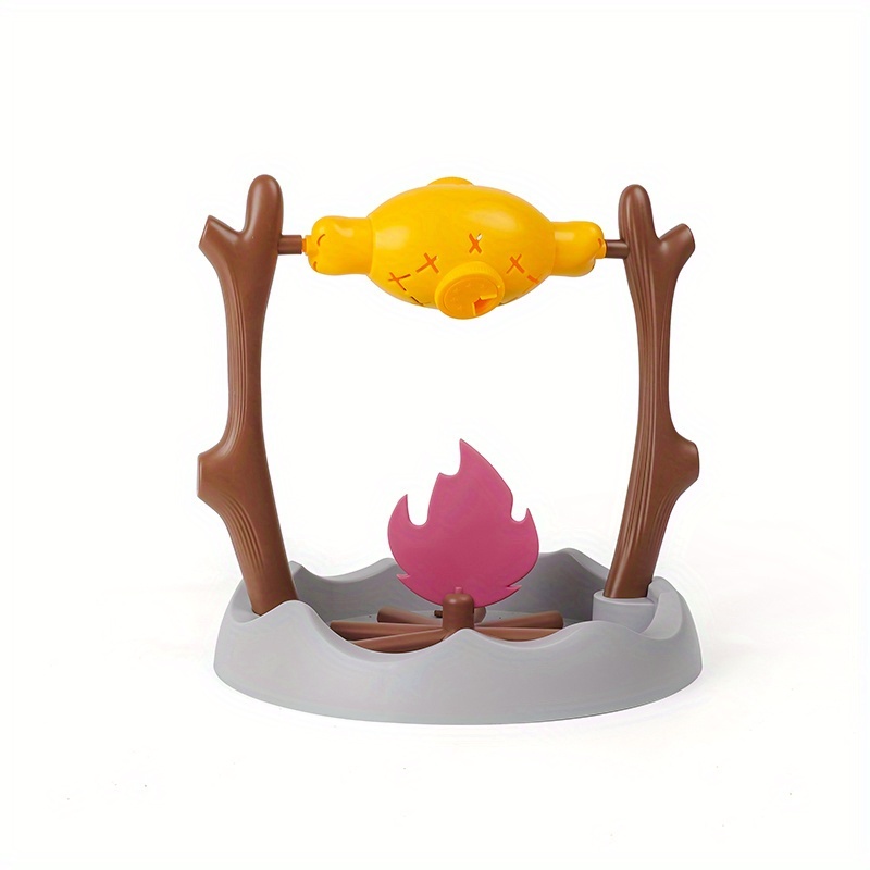 Image of Cat Slow Feeder Food Dispenser, Cat Treat Bowl, Rotating Fried Chicken Drumstick Toy, Food Puzzle Cat Toy
