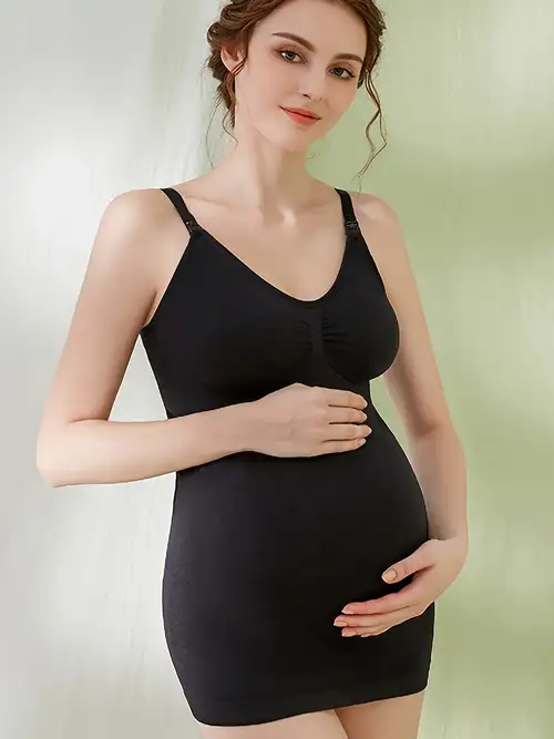Women's Maternity Camisole Highly Elastic Comfortable - Temu
