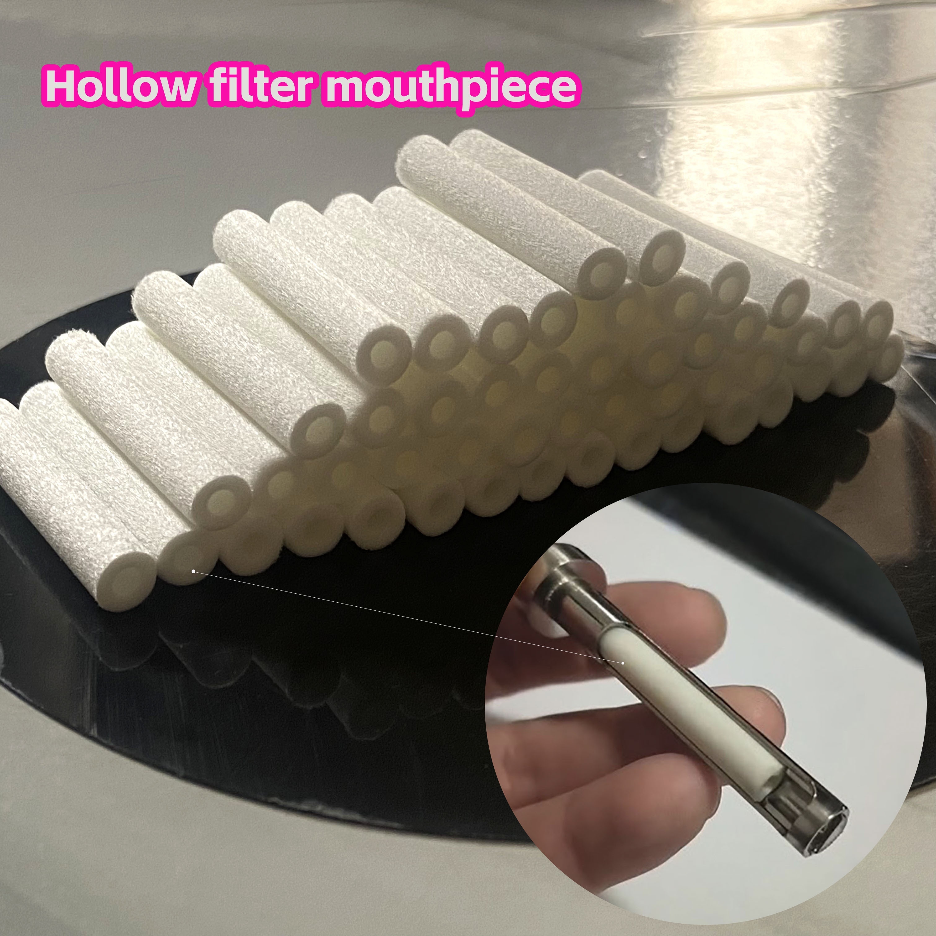 cigarette with hollow filter cigarette filters