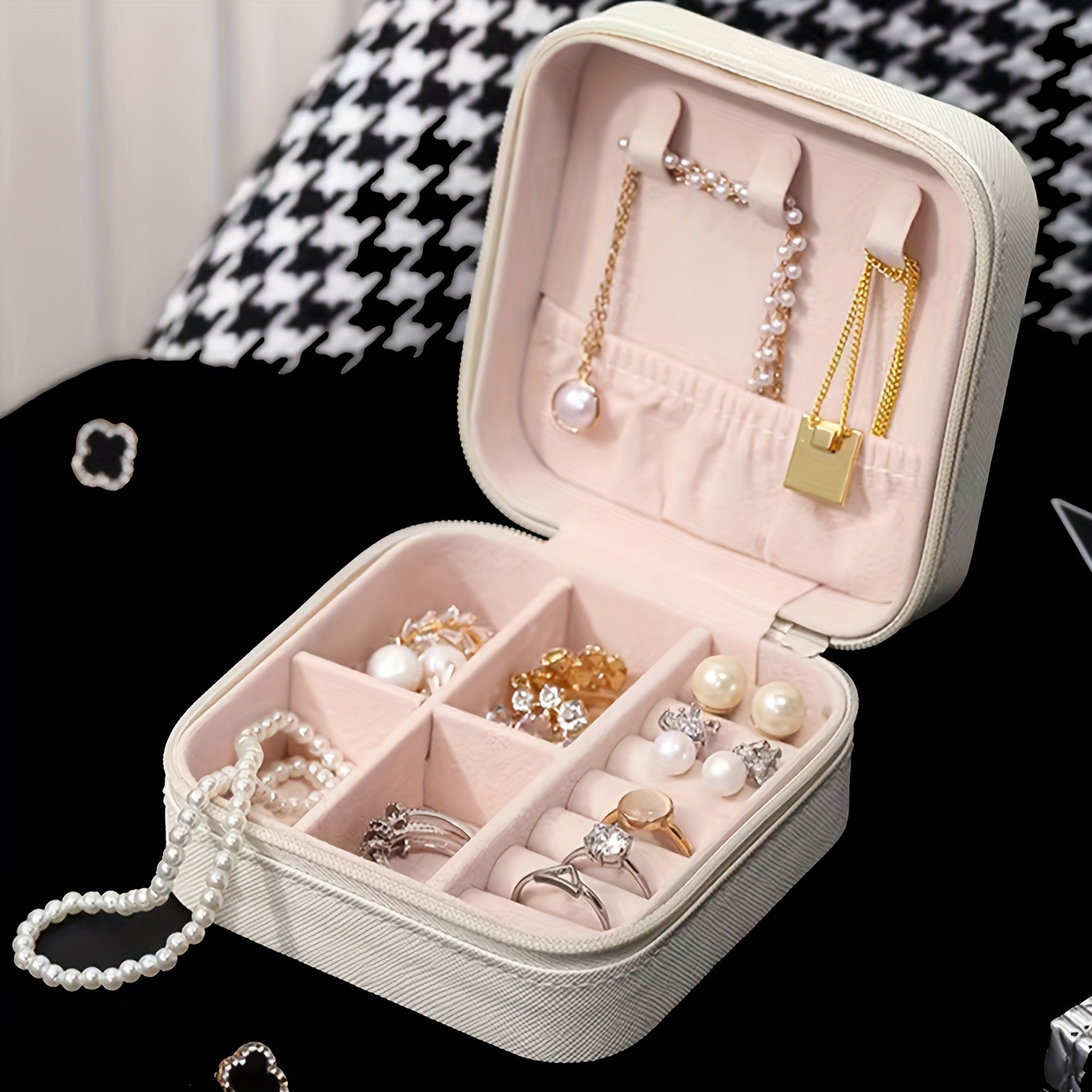 Multi Grid Jewelry Box - Temu