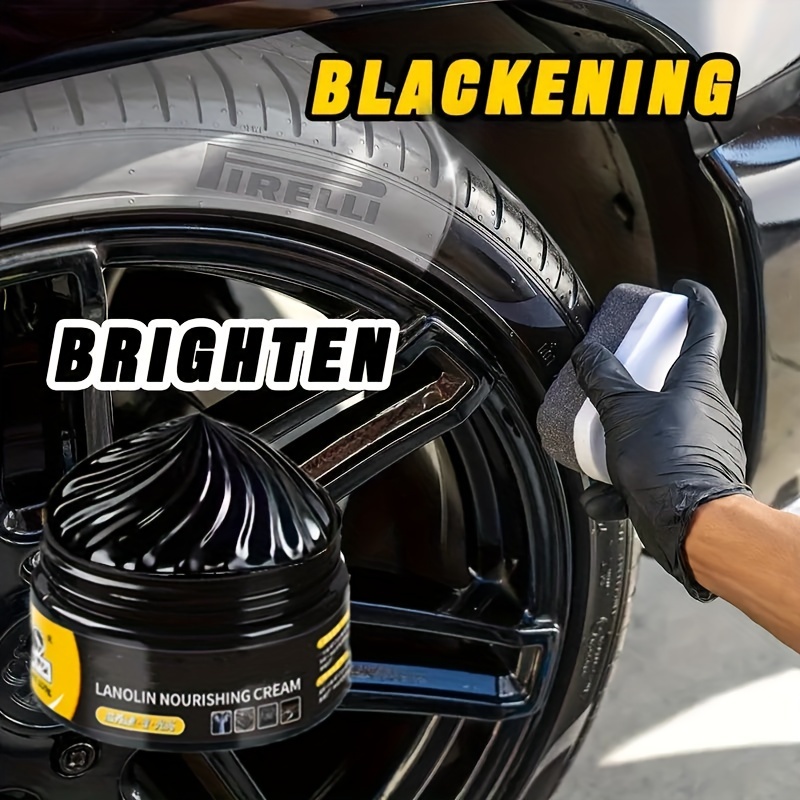 

[fast ] Blackening Tire Wax For Cars, Bikes & Motorcycles - Long- And Whitening Coverage, Crack Prevention Protector