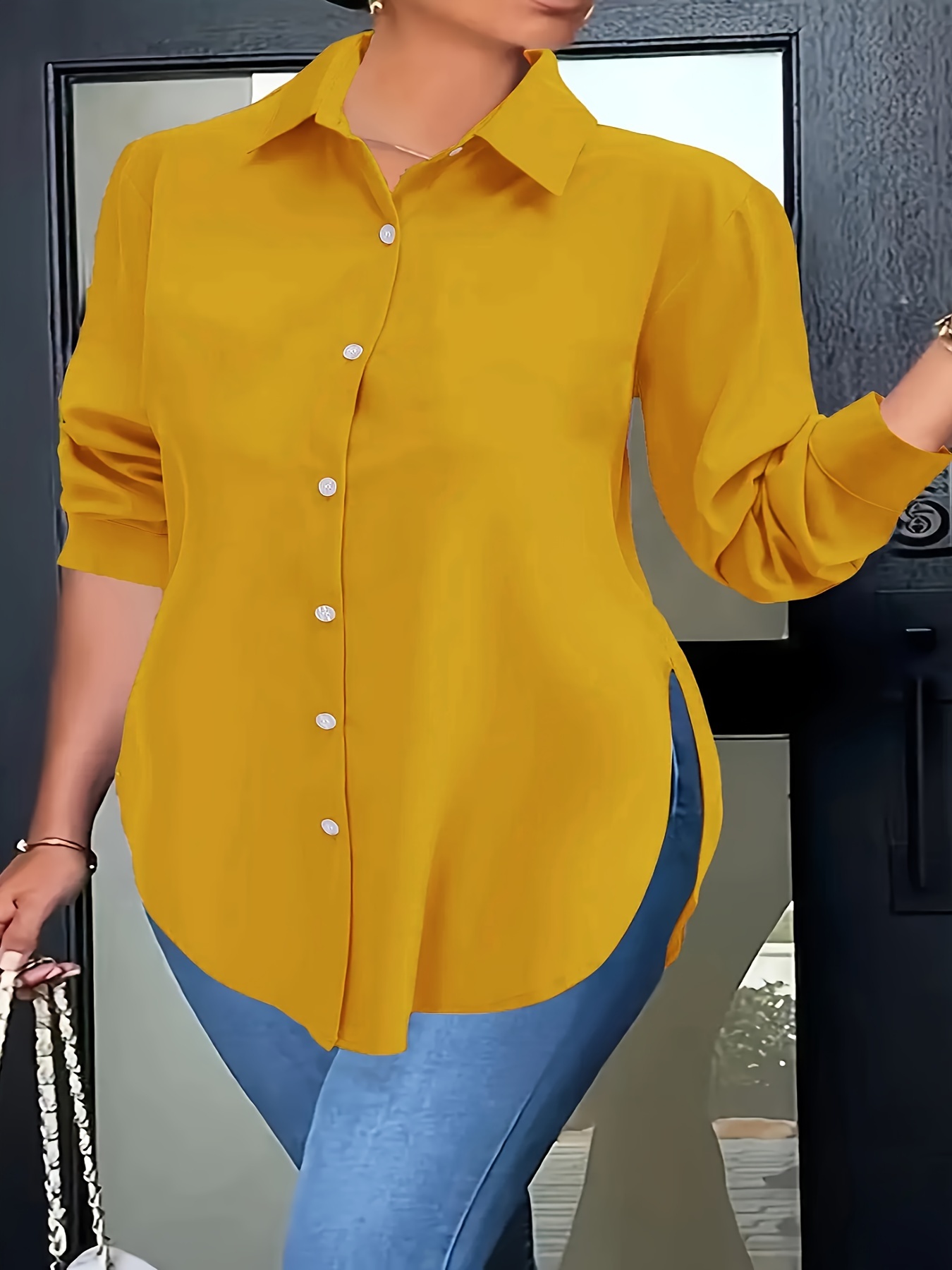 Ropa elegante para mujer, camisas casuales