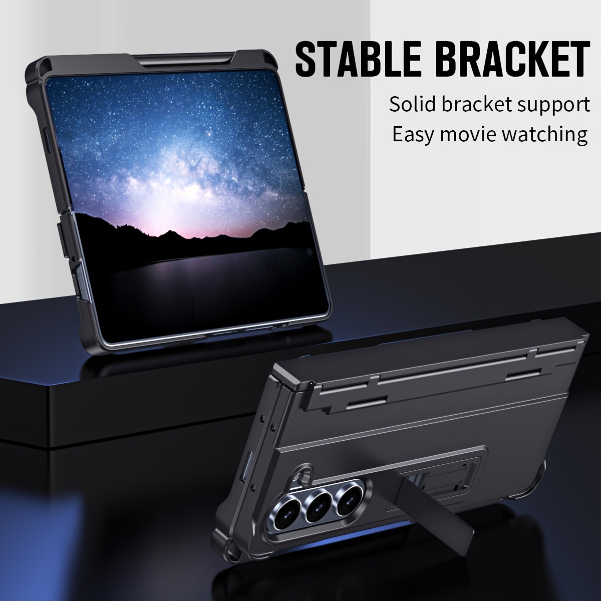 Coque Complète Pour Samsung Galaxy Z Fold 3/4/5/6/7 - Protection 360° + Verre Trempé