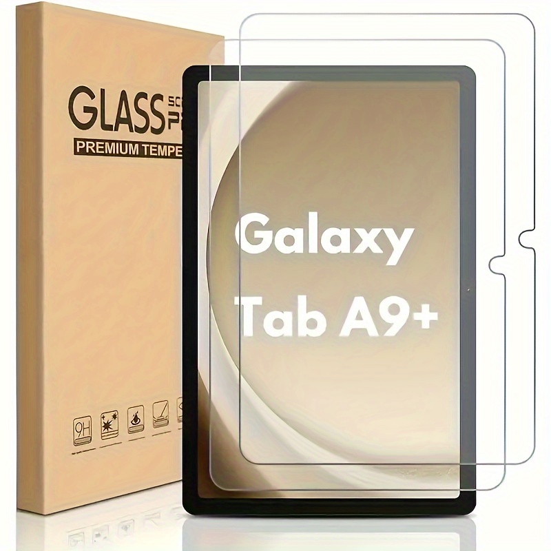 

2-pack Tempered Glass Screen Protector For Samsung Galaxy Tab A9 2023 / A9+ Plus 2023, Glossy Finish, Easy Install, Bubble-free Display Guard
