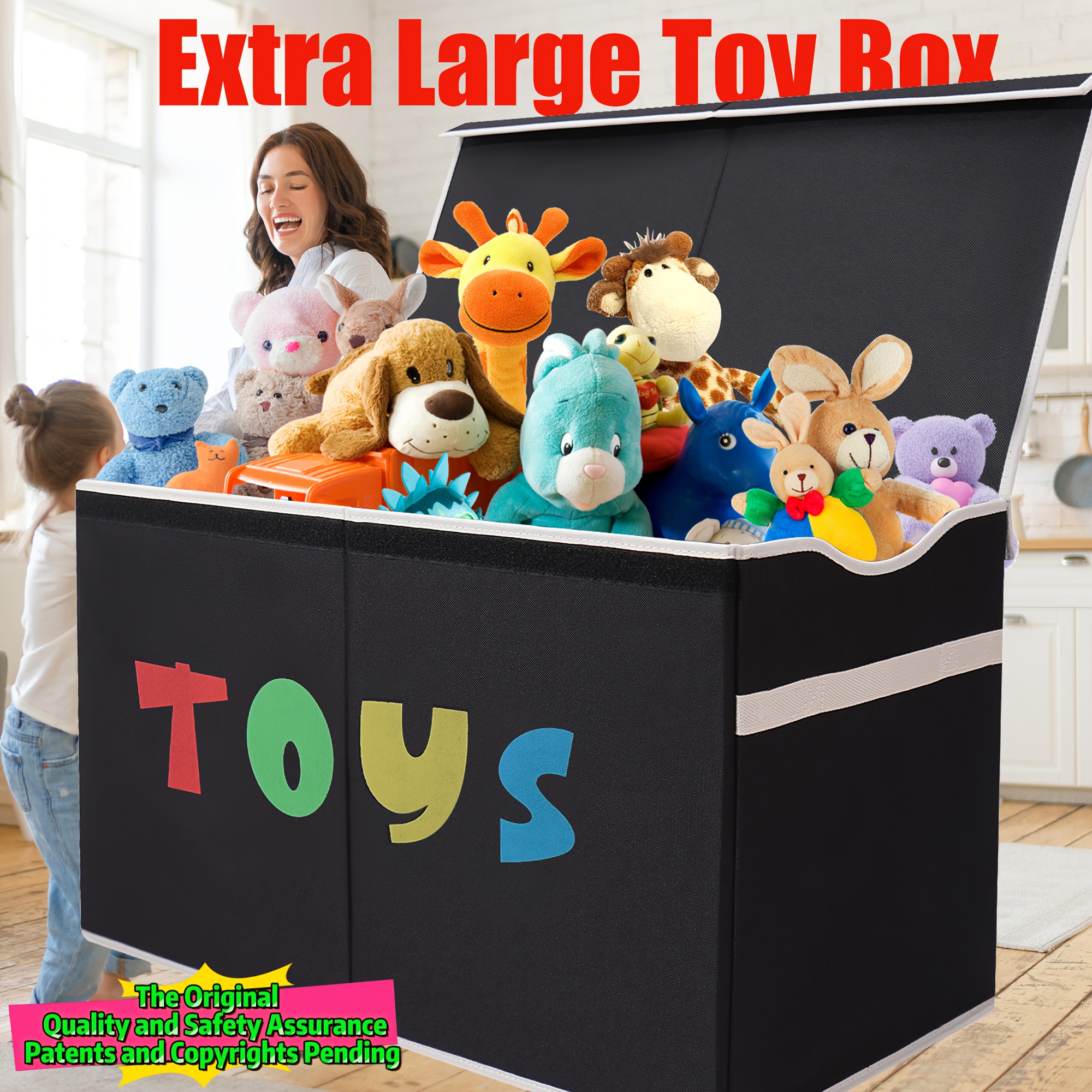 120 large toy box patents copyrights Temu
