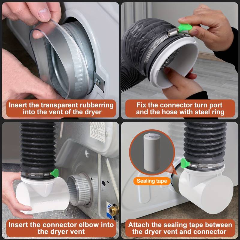 4-Pack Drum Support Rollers For LG DLE, DLEX, DLG, DLGX, DLGY Dryer Replacement