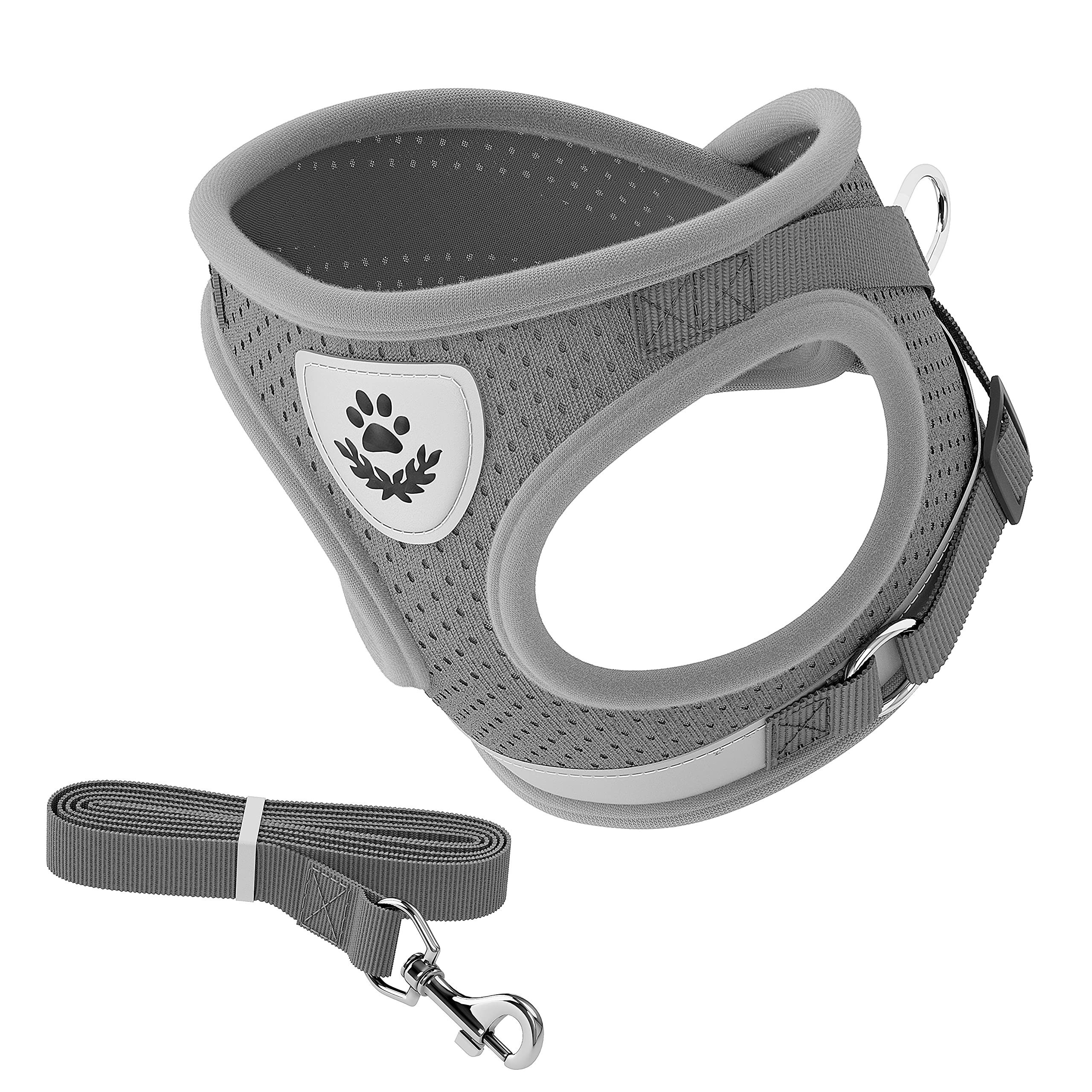

Reflective & Breathable Dog Harness Vest With Leash - Comfort Fit, Hand-wash Only, Polyester Pet Supplies Dog Collar And Leash Set Dog Harness And Leash Set