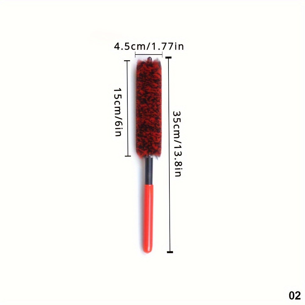 TEMU Cepillo De Detallado De Ruedas De Auto, Flexibles Para Limpieza De Coche, Herramientas De Limpieza Para Llantas Y Neumáticos, De Lados Difíciles