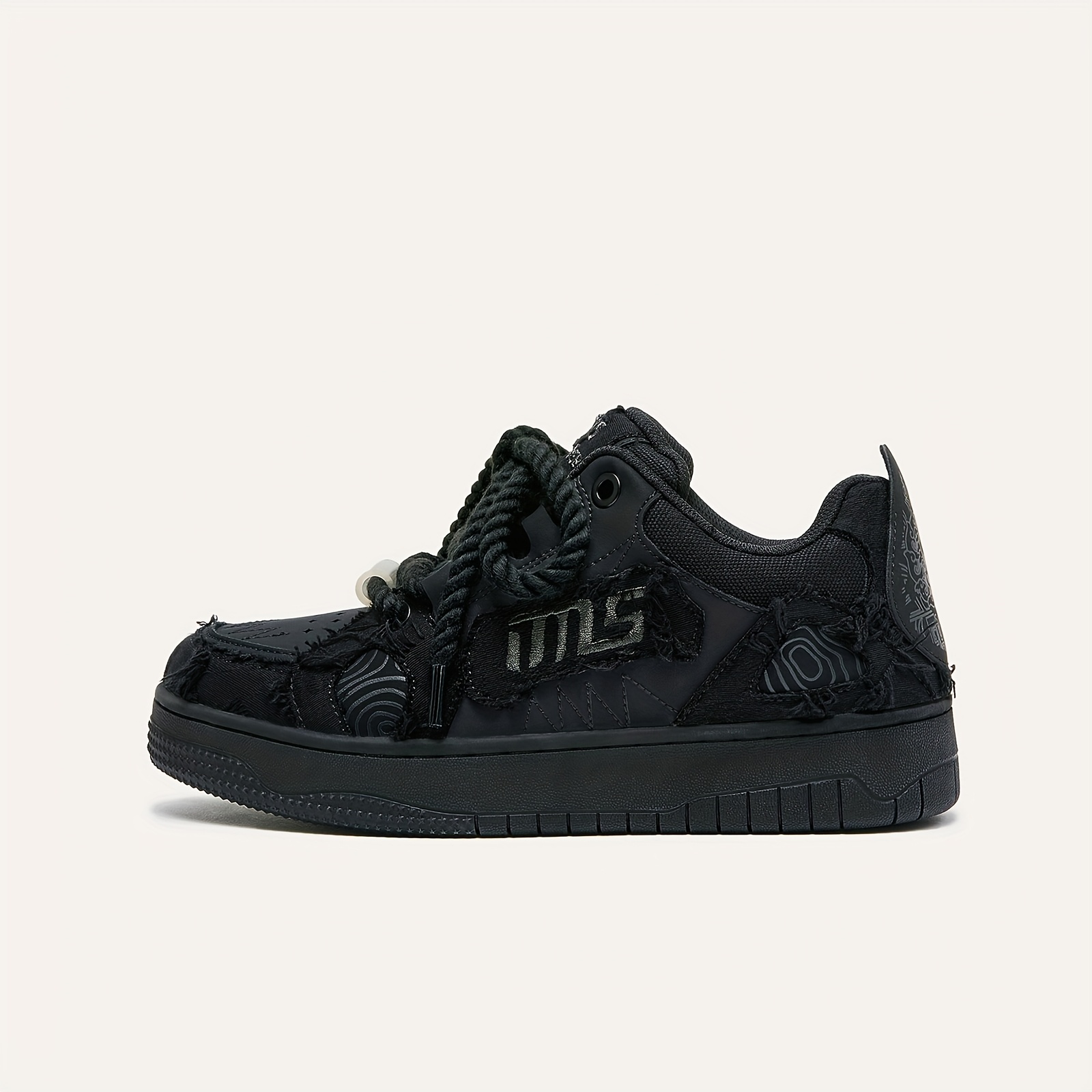 TEMU [sneakers] New Chinese Street Skateboard Shoes Easy All-match Youth Trendy Wear-resistant Non-slip Low- Shoes Trendy Shoes Unisex Couple Style